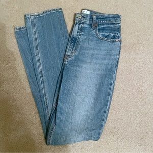 Abercrombie & Fitch The ‘90s Slim Straight Ultra High Rise Jeans in 6 Long